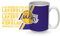 Rico Industries NBA Basketball Los Angeles Lakers Kaffeetasse aus Keramik, 425 ml, Weiß
