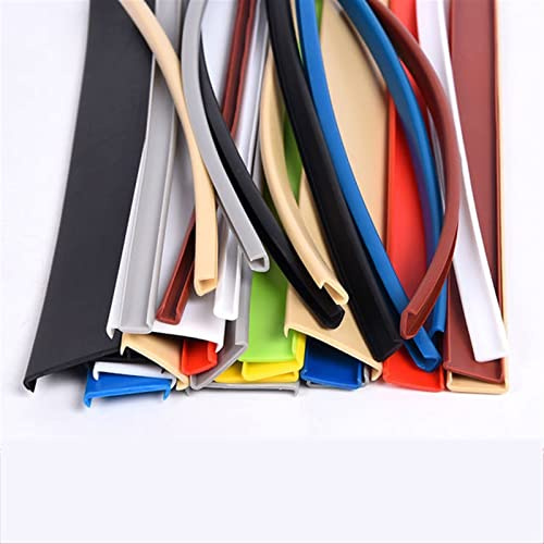 2 mètre U-Form Protection des bords Adhésif, Flexible TPE Placage Bois Couvre Chant, Bande de bord de meuble(Blue,25mm)