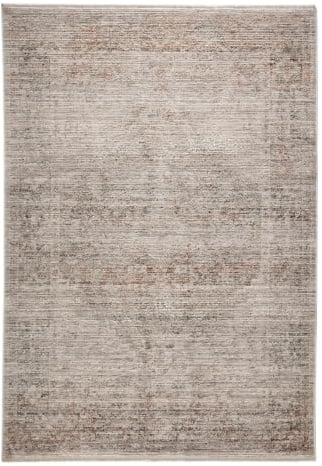 benuta Nest Teppich Anwar - Grau/Beige 200x300 cm - Kunstfaser - Rechteckig & im Style: Traditionell, Orient Style - Pflegeleicht für Wohnzimmer Schlafzimmer