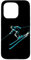 Skisprungschanze Minimalist Hülle für iPhone 15 Pro