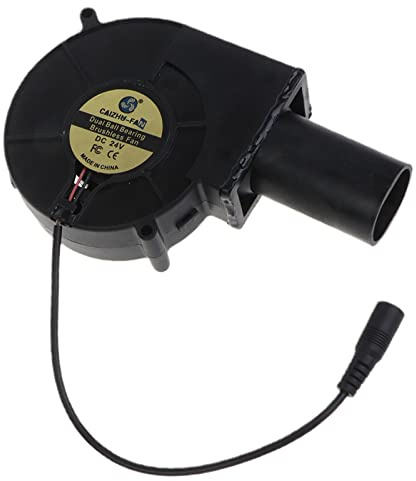 DC24V 9733 Hohes Luftvolumen Zentrifugal-Turbo-Gebläse Luftk für Grill, Picknick, Camping, Feuerstarter, Kochwerkzeug, Grill, Kamin, Zentrifugalventilator