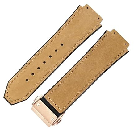 ROUHO 26 x 19mm Ersatz Leder Uhrenarmband Herren Damen Leder Uhrband für HUBLOT Big Bang