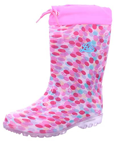 Lico Power Blinky, Stivali di Gomma, Rosa (Pink/Rosa/Türkis Pink/Rosa/Türkis), 27 EU