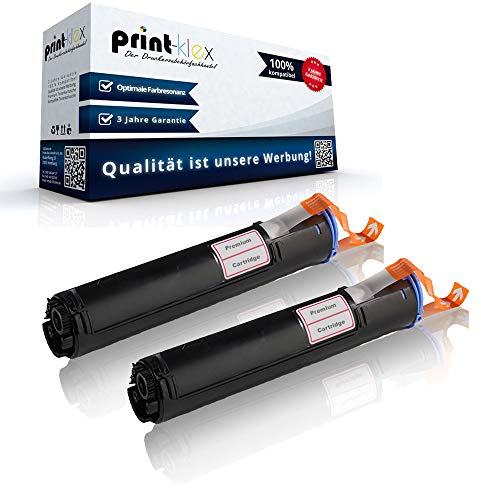 2X Print-Klex Toner kompatibel für Canon imageRunner 1400Series imageRunner 1435i imageRunner 1435iF imageRunner 1435P imageRunner 1435Series 14436B002 C-EXV50 C-EXV 50 Schwarz Black - Office Print S