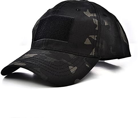ESTEVANJ MUR Baseballkappe, klassischer Sport-/Freizeit-Sonnenhut, Armee-Fan, taktischer Klettverschluss, Camouflage Hat (DE/NL/SE/PL, Numerisch, 46, 14)