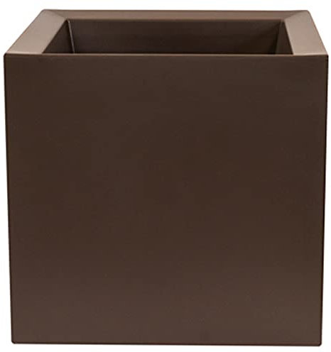 MACETERO DE POLIETILENO BRONCE 40X40 CM