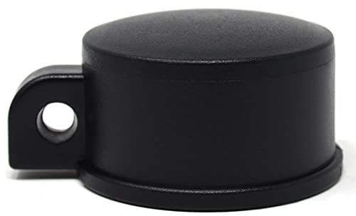 Design61 Ösenkappen 4er Set Pfostenkappe Abdeckkappe Zaunkappe für Pfosten-Ø 59mm Kunststoff in Schwarz