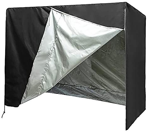 Viitech Hollywoodschaukel-Abdeckung, 2/3-Sitzer, wasserdicht, staubdicht, Anti-UV, reißfest, Garten-Hängematten-Abdeckung, faltbar, für Zuhause, für Garten, Terrasse, Hof
