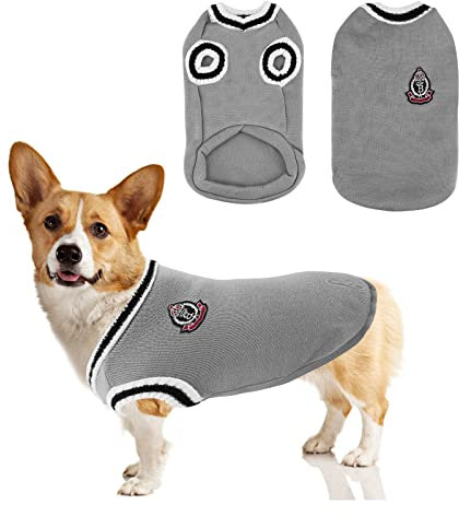 Hundepullover Winter Hundemäntel Hundekleidung Weich Warmer Hunde Pullover Hund Katzen Gestrickt Haustier Kostüm Jacke Weste Outfit für Kaltes Wetter Kleine Mittlere Große Hunde Welpen Innen Außen,4XL