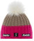 Eisbär Focus Lux Crystal Skipool Mütze Beanie Strickmütze Wollmütze Wintermütze Skimütze Bommelmütze (One Size - pink)