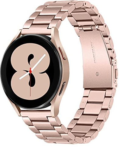 TRUMiRR Kompatibel mit Galaxy Watch 5 4 40mm 44mm Armband, Mesh Gewebte Edelstahl Uhrenarmband Metall Armband für Samsung Galaxy Watch 7 6 5 4 40mm