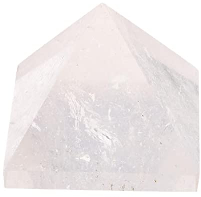 misppro 5 cm Naturkristall Bergkristall Quarz Pyramide Stein Kristalle Ornamente Sammlerstück Geschenke