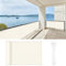 LOVE STORY Écran de Confidentialité pour Balcon 100x300cm avec Tissu HDPE,（Crème） Couverture de Balcon pour l'ombre, Écran Protecteur de Clôture avec œillets, Protection UV pour Jardin Extérieur