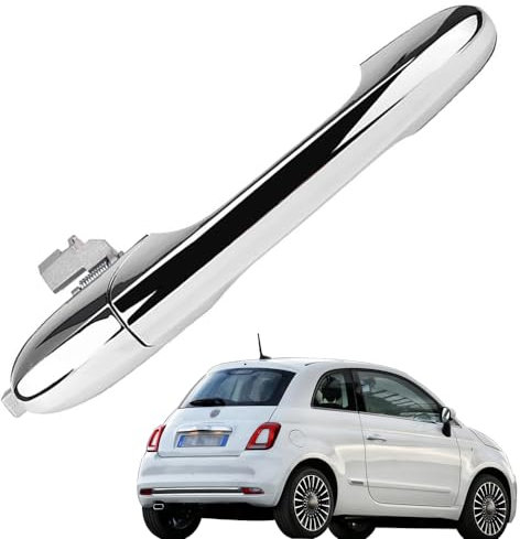 Ruolin Maniglia Della Portiera Esterna dell'Auto Sostituzione per Fiat 500 2007-2020, Sostituzione per Abarth 500 2008-2020, Destra