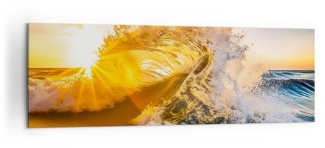 ARTTOR Bilder auf Leinwand 160x50cm Wandbild Landschaften Maritim - 5816
