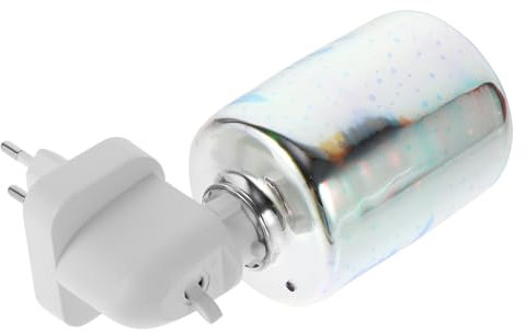 PRETYZOOM 2 STK Aromalampen Schlafzimmer Bedroom Aroma lamp Security Duftwachswärmer Plug-in-Kerzenwärmer schmelzender Wachswärmer Haushalt Heizung duftendes Wachs elektrische Kerze 3D Glas