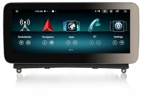 GONFEN 10,25 Zoll Acht-Kern Android 13 DAB+ Autoradio für Mercedes C-Klasse W204 S204 NTG 4.0 mit GPS Navi CarPlay Android AUTO 4GB + 64GB DSP WiFi SD Bluetooth 5.0 SWC COMAND IPS Touchscreen DVR TPMS