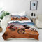 ANHOPE Motorrad Motocross Reiter Bettwäsche Set 3 Teilig Bettbezug 155x220 cm + 2 Kissenbezug 80x80 cm Weich Microfaser Bettbezüge Set mit Reißverschluss Bettdeckenbezug für Kinder Jungen Mädchen