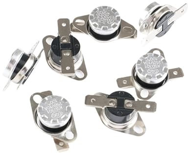 1PCS Normalmente Aperto KSD301 10A 250V 0-160 gradi Normalmente Chiuso Bachelite KSD-301 Interruttore di Temperatura Termostato Sensore(120 degree,Normally close)