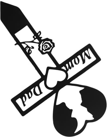 Milisten Herzförmiger Grabdekorationspfahl Aus Metall Langlebiger Gartenstecker Für Friedhofs Und Gartenverschönerung Einfache Installation Für Gedenkstätten Und Erinnerungen