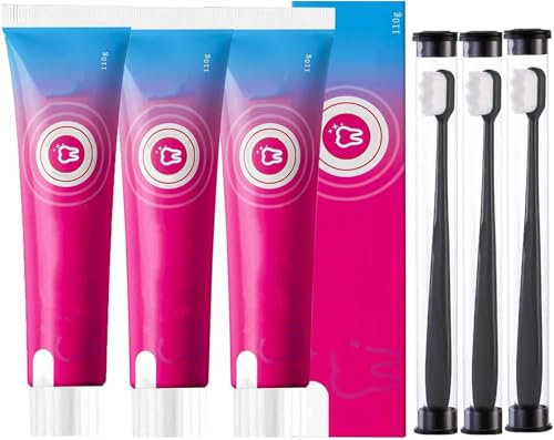 Baking Soda Toothpaste Oral Care,Teeth Whitening Toothpaste Baking Soda,2024 New Baking Soda Toothpaste,Teeth Whitening,Fresh Breath,Deep Cleaning (3 pcs)