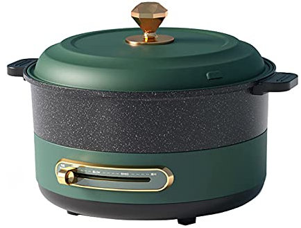 YIHANSS Marmite électrique Multifonction, marmite électrique, Wok électrique, cuisinière électrique, poêle électrique antiadhésive Multifonction, Mini marmite à Nouilles