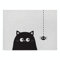 Platzsets Abwaschbar Schwarze Katze Spinne Tischsets Abwaschbar 2er Set Tischsets Platzsets Hitzebeständig Platzdeckchen rutschfest Platzsets Platzdeckchen Stoff (45x30cm)
