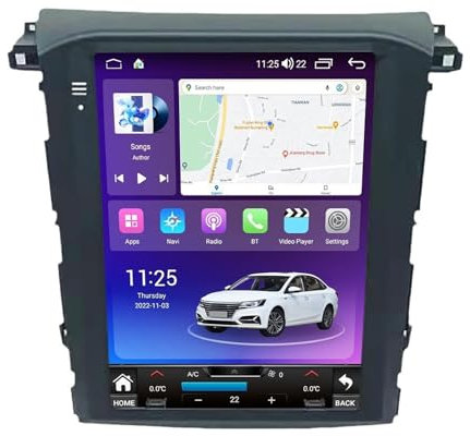 BOJONTN Android 14 Doppel Din 9.7-Zoll-HD-Touchscreen Autoradio für Subaru Forester XV 2019-2020 mit Kabelloses CarPlay GPS Navigation Rückfahrkamera Lenkradsteuerung Bluetooth(SK1(1+16G))