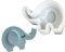 jojnsha Stampi per candele a forma di giraffa, elefante, in resina e silicone, per decorazioni per la casa