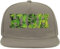 HIGH Smoker's Chill Art Snapback Flat Visor Cotton Blend Cap Gray, grau, Einheitsgröße