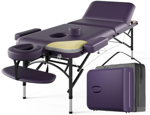 DOVANS 3-fach faltbare Profi-Massageliege, tragbar, belastbar bis 499 kg