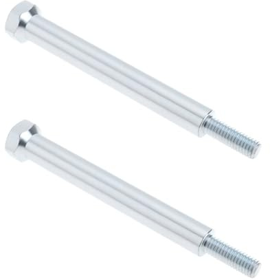 VGOL Lot de 2 Vis de Moteur pour Tondeuse à Gazon 796496-2 Compatible avec Briggs & Stratton 5,5 X 16 X 94 Mm Argent