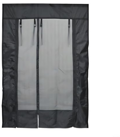 HavenDomicile Red de insectos para puerta de autocaravana con cremallera 180 x 133 cm para Fiat Ducato RV Camper Van Malla Protección de ventana Negro 420D PA Material