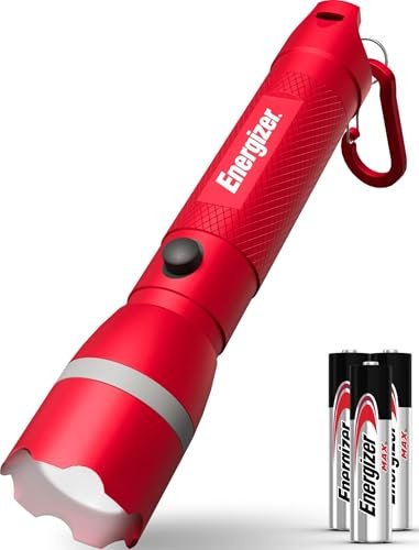 Energizer Lampe torche LED R-300 - Lumière de sécurité d'urgence lumineuse IPX4 résistante à l'eau - Lumière d'urgence durable pour la préparation aux ouragans - Piles incluses