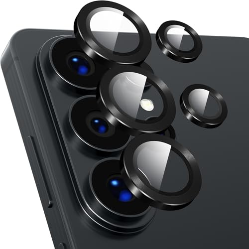 Diruite Camera Protector for Samsung Galaxy S26 Ultra Camera Lens Cover,HD Tempered Glass Lens Protector Anti-Scratch,Black