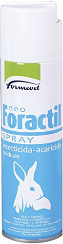 Formevet - PEZZI 2 - Antirogna Insetticida Spray Ml.250 Foractil
