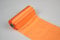 Stoff-Kollektion - Satin Tischläufer Meterware aus Polyester – Satin-Stoffrolle 12 cm breit & 9 m lang – Dekoratives Tischband für Hochzeiten, Geburtstage & besondere Anlässe - Orange