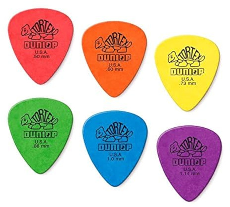 Dunlop Tortex Standard Picks Sample Variety Mix Pack (2 of each gauge) 12/Player's Pack