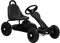 vidaXL Pedal Go-Kart mit Luftreifen Schwarz