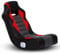 X-Rocker Flash Floor Rocker Video Gaming Chair, Headrest Mounted Speakers, Integrated 2.0 Wired Audio System, Black, Gray, and Red