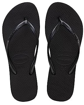 Havaianas Slim Flatform, Infradito Donna, Nero, 39/40 EU, Black