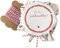 25 Marmeladendeckchen - Frohe Weihnachten - Gläserdeckchen Weiß Bunt für Marmelade, Marmeladengläser & Einmachgläser, Recyclingpapier Abreißblock + 10 m Garn + Justiergummi, Blumen & Tannenzweige