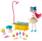 Enchantimals GJX36 - Badespaß Spielset mit Petya Pig Puppe, 2 Ferkel-Figuren (1 Davon mit Farbwechsel-Funktion) und 11+ Zubehörteilen, Spielzeug ab 4 Jahren