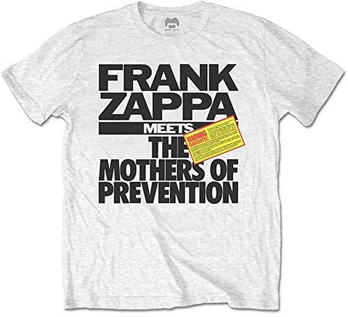 Frank Zappa Zapts11mw03 T-Shirt, Bianco, L Unisex-Adulto