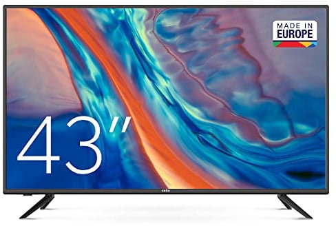 Cello C4320DVBDE 43 (109 cm Diagonale) Full HD LED TV Neues 2021 Modell, Schwarz