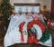 Northern Luxe - Christmas Bedding Set, 3D Christmas Duvet Cover with Pillowcases Xmax Santa Father & Christmas Greetings Limited Premium Edition (Santa Father, Double)