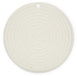 Le Creuset Manique/Dessous de Plat, Silicone, Rond, ⌀ 20 cm, Meringue, 42404207160000