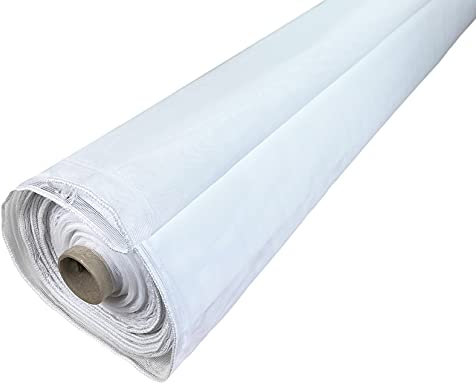 Tessuto zanzariera A Metro Marquisette Tinta Unita PIOMBATA Altezza cm. 300 (Bianco)