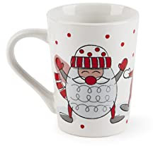 Excelsa, Set 4 Mug Snowman, Cl.38, Stoneware