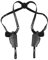 Pistolen-Schulterholster, Hidden Underarm Shoulder Holster, Vertikaler Pistolenholster Leder Verdeckter Trageholster mit verstellbarem Riemen für 1911 92 96 G45 43
